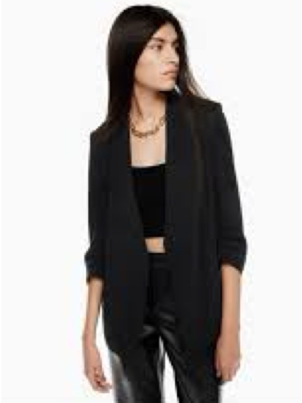 Babaton Black Open-Front Blazer 969